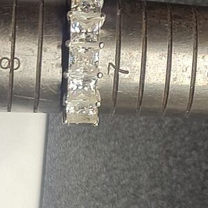 Elegant Sterling Silver CZ Ring